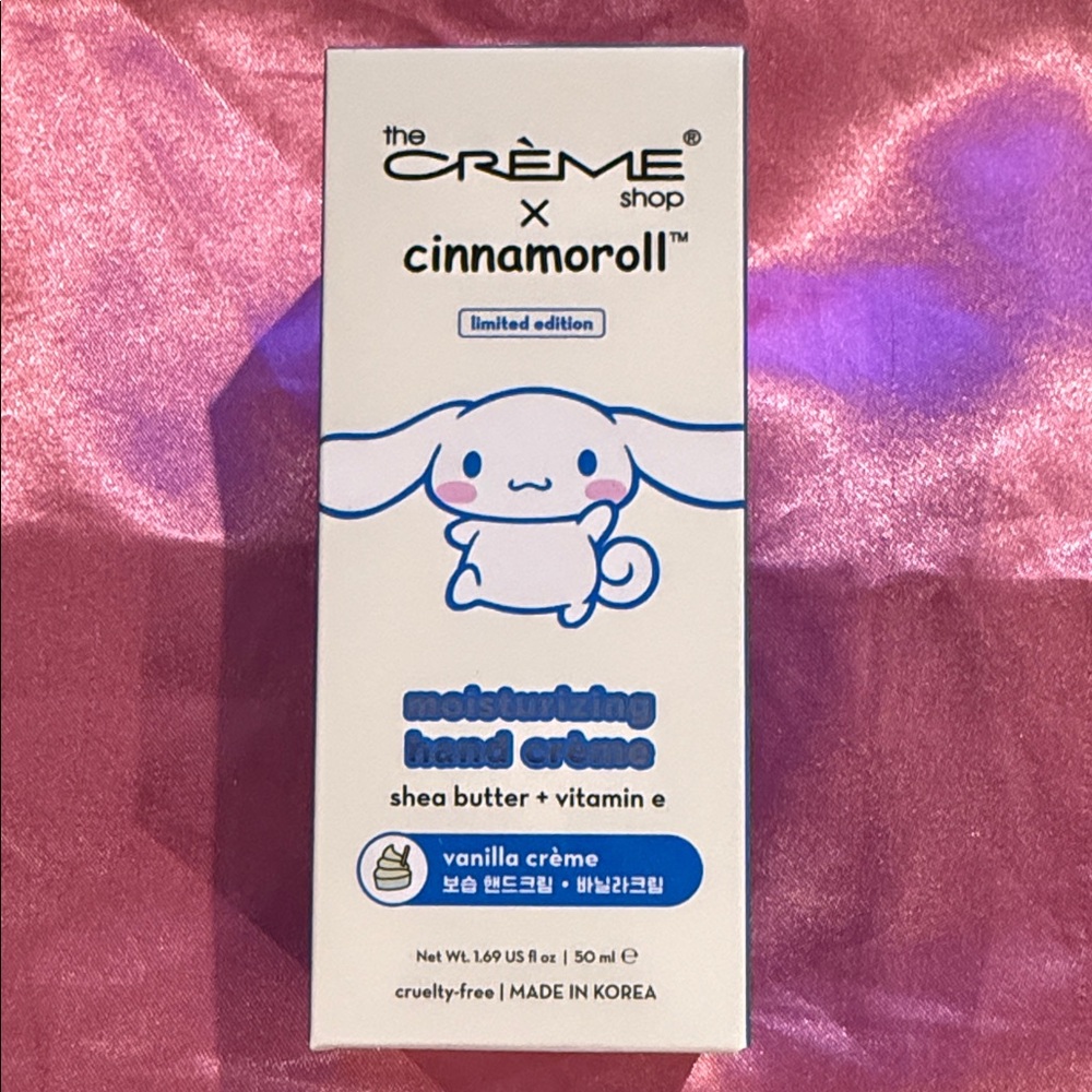 x Cinnamoroll Limited Edition Moisturizing Hand Crème - White and Blue